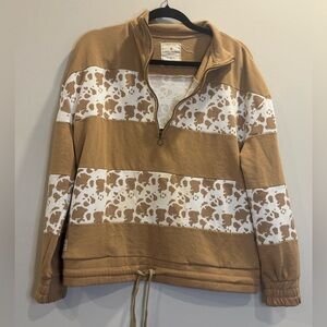 Simply Southern Quarter-Zip Sweater Size Large